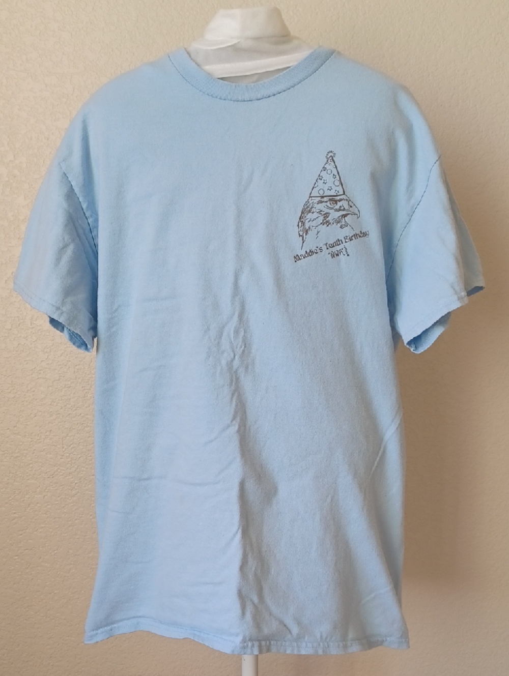 3/$25 SALE Napa Wildlife Rescue Cotton T-shirt Light Blue, Womens Medium 2024